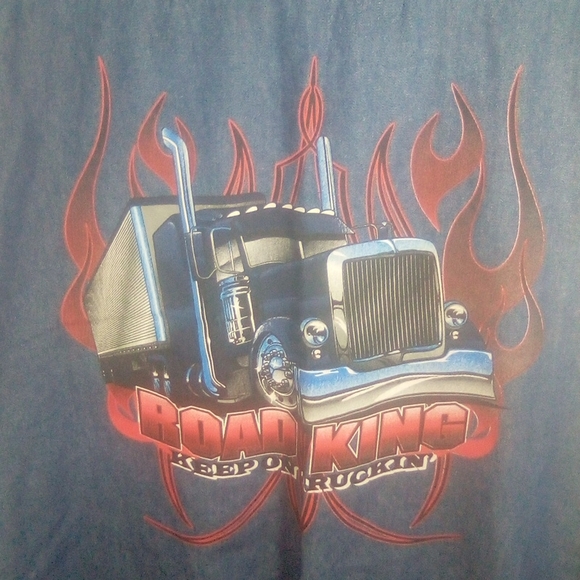 Coast Denim Chambray Trucker Shirt Road King - Picture 13 of 16